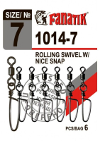 FANATIK Angeln Karabiner Rolling Swivel FANATIK Angeln Karabiner Rolling Swivel